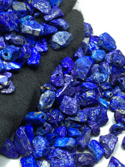 Drilled Lapis Lazuli Rough from Afghanistan – 250 g Jewelry Making Lot