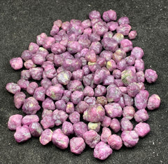 Rough Ruby Crystal Parcel from Afghanistan – Pink Corundum Mineral