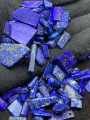 Drilled Polished Lapis Lazuli from Afghanistan – 197 g Jewelry & Keychain Lot