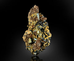 Schorl Tourmaline Cluster on Matrix Specimens from Skardu, Pakistan