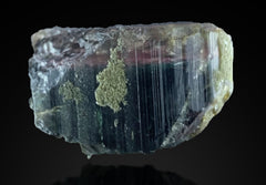 Blue Green Pink Cap Tourmaline Crystal Lot – 7 Color-Zoned Specimens