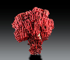 Red Coral Crystal Specimen Lot from Pakistan – 7 Pieces