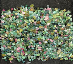 Multi-Color Tourmaline Rough from Afghanistan – 348 g Crystal Lot