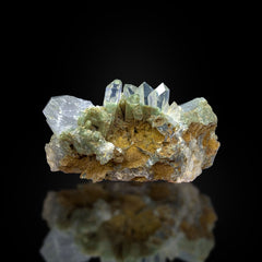 Chlorite Quartz Cluster on Matrix from Baluchistan, Pakistan