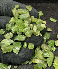 Peridot Faceting Rough from Mansehra, Pakistan