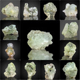 Green Fluorite Specimen Lot from Skardu, Pakistan – 128 g | 17 Pieces