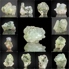 Green Fluorite Specimen Lot from Skardu, Pakistan – 128 g | 17 Pieces