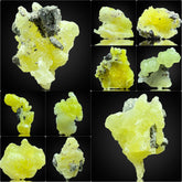Yellow Brucite Crystal Lot from Baluchistan, Pakistan