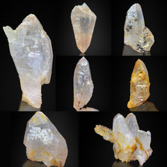 Iron Oxide Quartz Crystals Lot from Pakistan