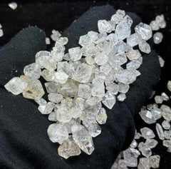 Diamond Quartz Crystals from Pakistan – 268 g Mineral Lot