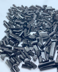 Black Tourmaline Crystals from Pakistan – 223 g Mineral Lot