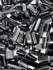 Black Tourmaline Crystals from Skardu, Pakistan – 209 g Mineral Lot