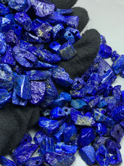 Drilled Lapis Lazuli Rough from Afghanistan – 250 g Jewelry Making Lot