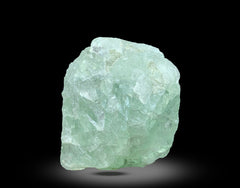 Etched Green Fluorite Crystals with Schorl Lot from Skardu