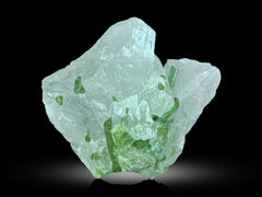 Green Tourmaline with Quartz Lot from Afghanistan – 100 g | Lot of 9