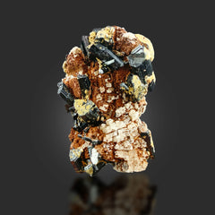Natural Black Tourmaline on Matrix from Skardu, Pakistan