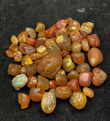 Agate Quartz from Pakistan – 265 g Rough Agate Crystal Lot