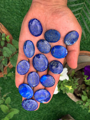 Lapis Lazuli Cabs from Afghanistan – 7 g Blue Cabochon Lot