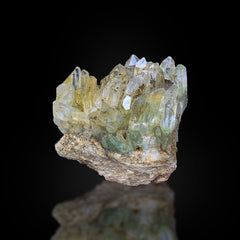 Chlorite Quartz Cluster on Matrix from Baluchistan, Pakistan