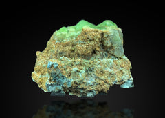 Peridot on Matrix Specimen Lot from Pakistan – 7 Pieces