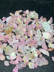 Rose Quartz Rough Lot from Afghanistan – 57 g | 2 Pieces