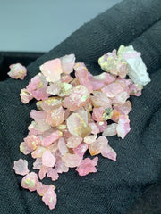 Rose Quartz Rough Lot from Afghanistan – 57 g | 2 Pieces