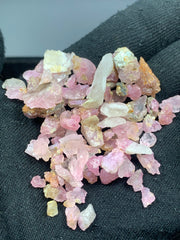 Rose Quartz Rough Lot from Afghanistan – 57 g | 2 Pieces