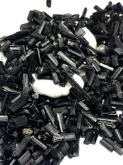Black Tourmaline Crystals, Small Sizes from Pakistan