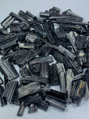 Black Tourmaline Crystals Lot from Pakistan