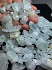 Aquamarine Raw Crystals Lot from Pakistan