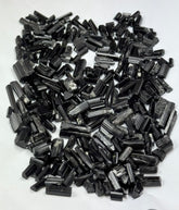Black Tourmaline Crystals from Pakistan – 227 g Mineral Lot
