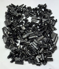 Black Tourmaline Crystals from Pakistan – 227 g Mineral Lot