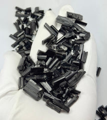 Black Tourmaline Crystals from Pakistan – 227 g Mineral Lot