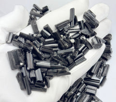 Black Tourmaline Crystals from Pakistan – 227 g Mineral Lot