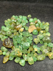 Natural Rough Peridot, Faceting Grade from Mansehra, Pakistan