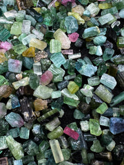 Multicolor Tourmaline Crystals from Afghanistan – 262 g