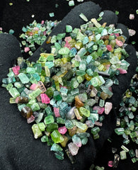 Multicolor Tourmaline Crystals from Afghanistan – 262 g