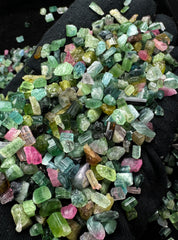 Multicolor Tourmaline Crystals from Afghanistan – 262 g