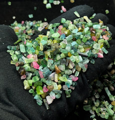 Multicolor Tourmaline Crystals from Afghanistan – 262 g