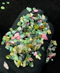 Mixed Color Tourmaline Crystals from Afghanistan – 170 g Mineral Lot