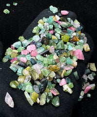 Mixed Color Tourmaline Crystals from Afghanistan – 170 g Mineral Lot