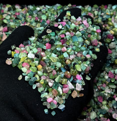 Mixed Color Tourmaline Rough from Afghanistan – 406 g Mineral Lot