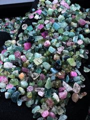 Mixed Color Tourmaline Rough from Afghanistan – 406 g Mineral Lot