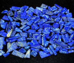 Drilled Polished Lapis Lazuli Beads from Afghanistan – 261 g Lot