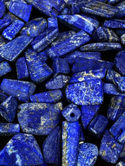 Drilled Polished Lapis Lazuli Beads from Afghanistan – 261 g Lot