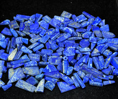 Drilled Polished Lapis Lazuli Beads from Afghanistan – 261 g Lot