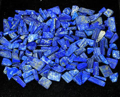 Drilled Polished Lapis Lazuli Beads from Afghanistan – 261 g Lot
