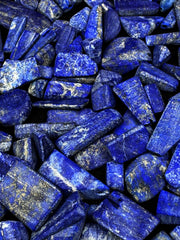 Drilled Polished Lapis Lazuli Beads from Afghanistan – 261 g Lot