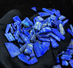 Drilled Polished Lapis Lazuli Beads from Afghanistan – 261 g Lot