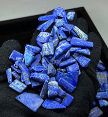 Drilled Polished Lapis Lazuli Beads from Afghanistan – 261 g Lot